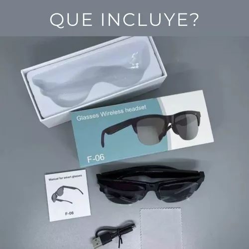 🎧🕶️ Lentes Smart con Audio Bluetooth y Touch