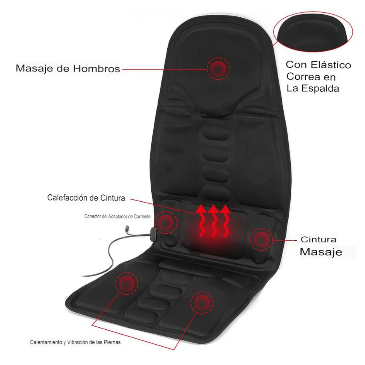 🧘‍♂️ Masajeador Auto Relax Pro 5 Modos