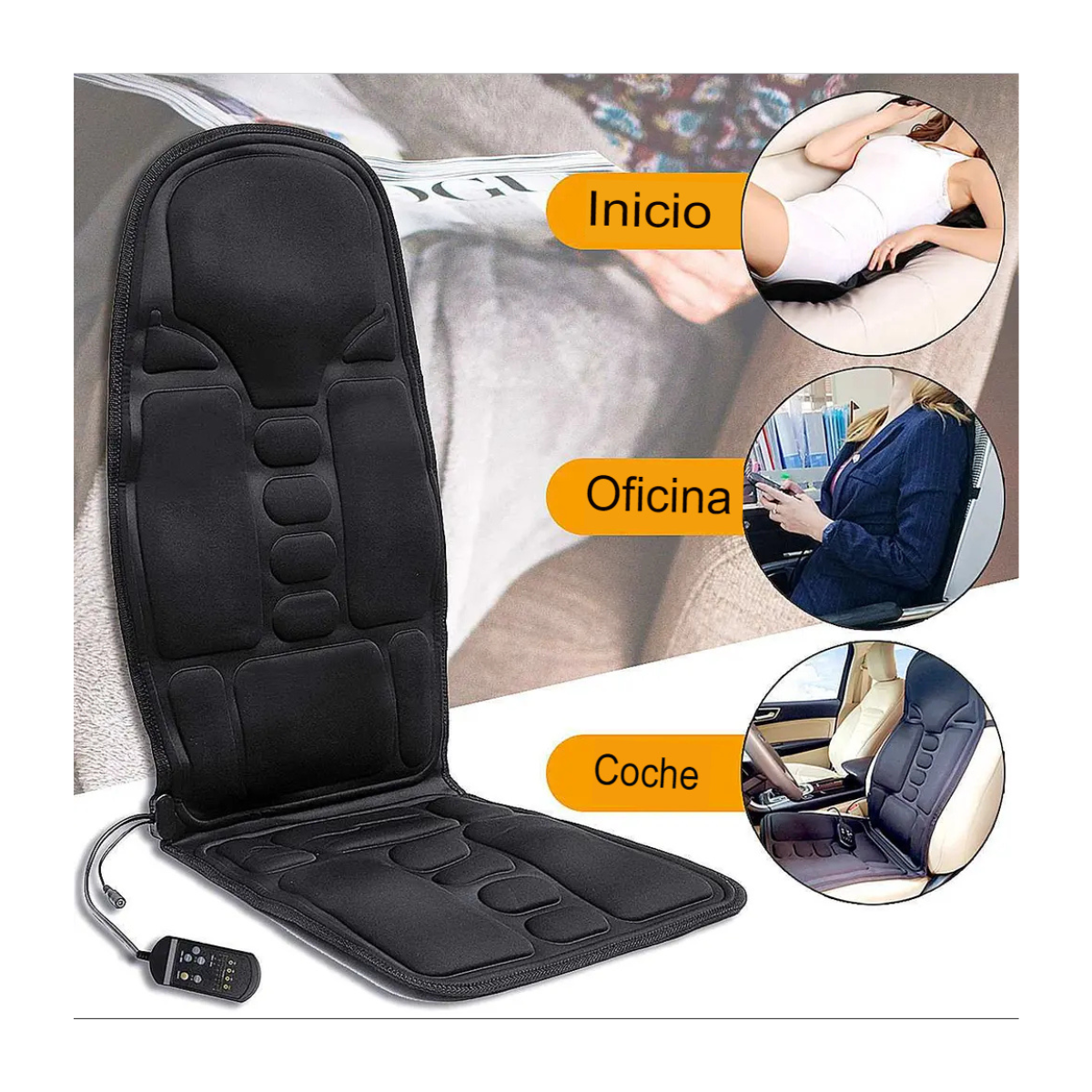 🧘‍♂️ Masajeador Auto Relax Pro 5 Modos