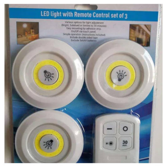 💡 Pack Iluminación LED Inteligente (3 Luces + Control Remoto)