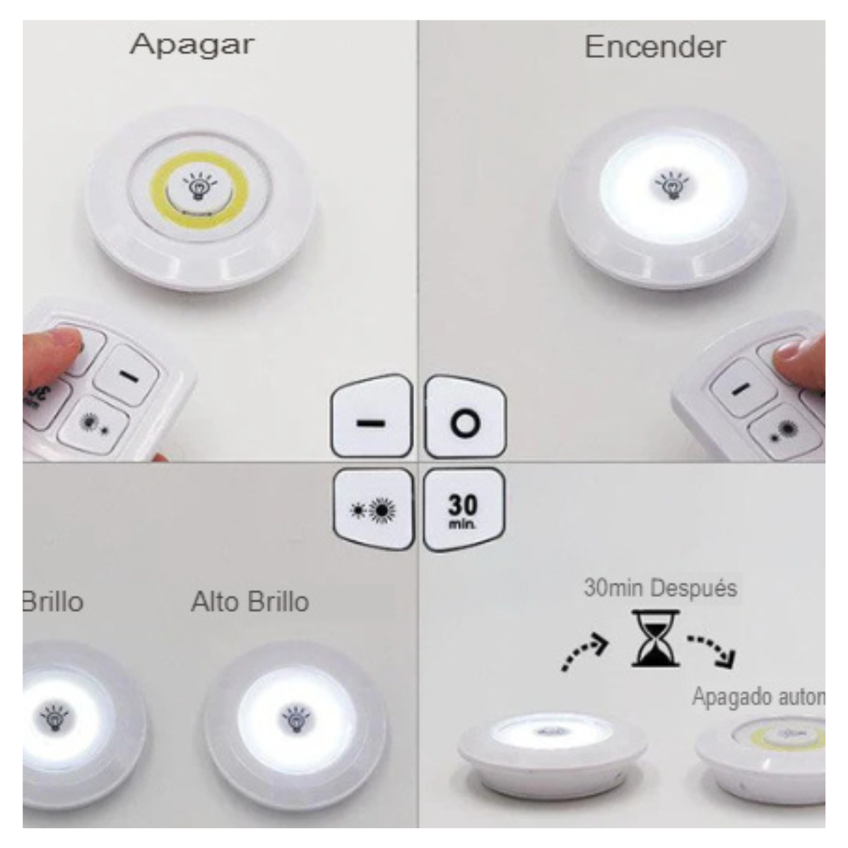 💡 Pack Iluminación LED Inteligente (3 Luces + Control Remoto)