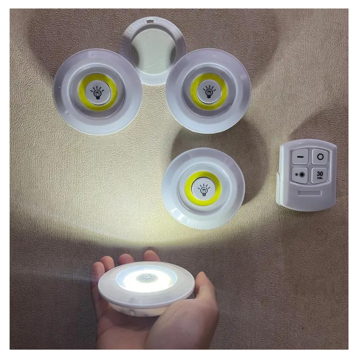 💡 Pack Iluminación LED Inteligente (3 Luces + Control Remoto)